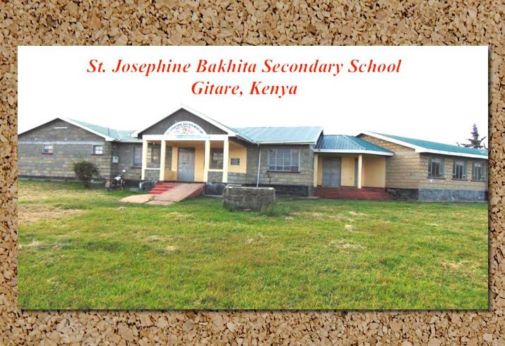The gate of St. Josephine Bakhita Secondary School