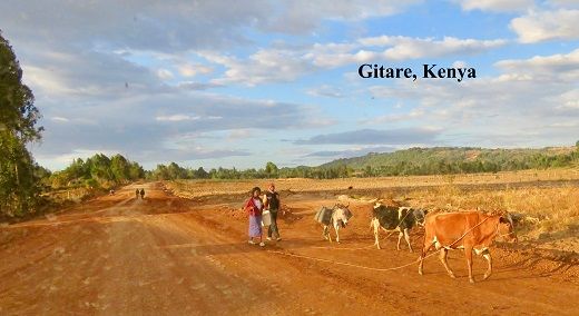The village of Gitare, Kenya