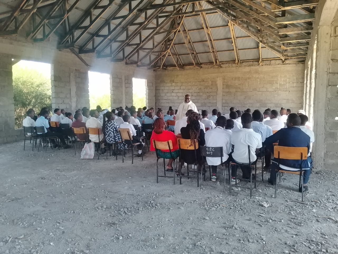 A moment at St. Josephine Bakhita Secondary School
